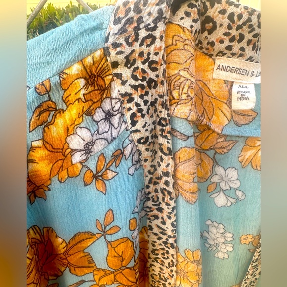 ANTHROPOLOGY ANDERSEN & LAUTH FLORAL KIMNO - Picture 3 of 5